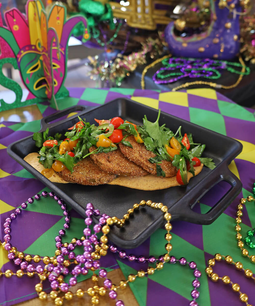 Mardi Gras food menu - mobile version
