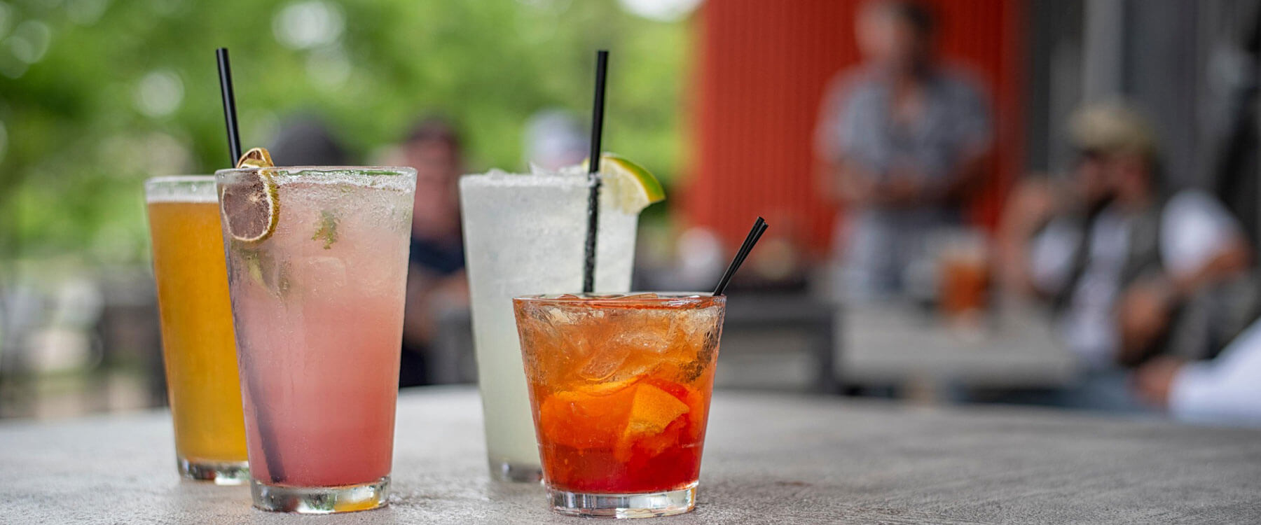 drinks on a table - desktop version