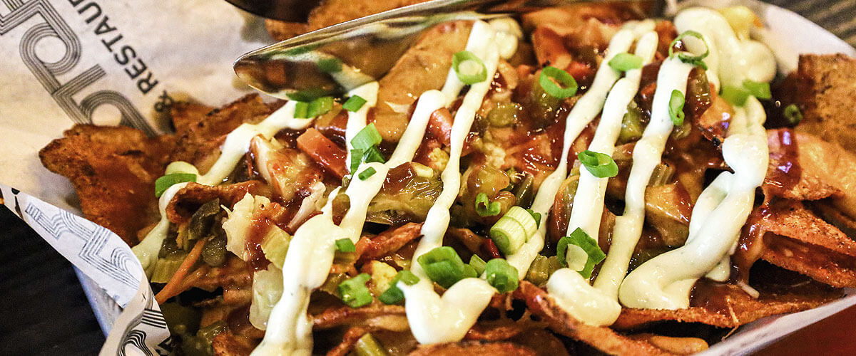 tray of loaded BBQ chips - desktop version