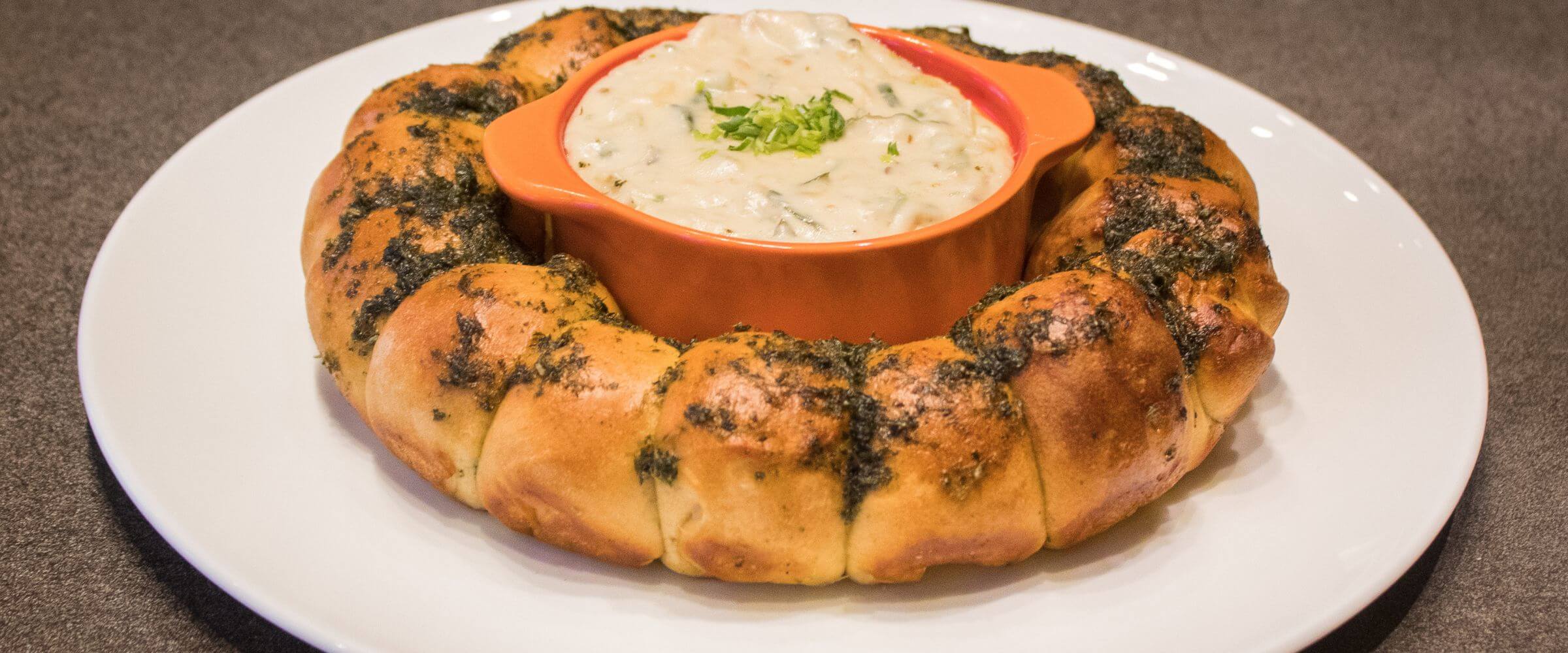 cheesy brussels dip wreath - desktop version